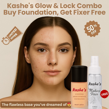 Dream Duo Kashe Eventone High Coverage Foundation with Setting Spray